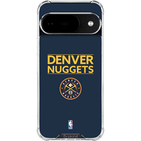 NBA Denver Nuggets Standard - Light Blue Google Pixel 10 Clear Case